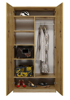 Kép Topeshop IGA 120 BIEL A KPL bedroom wardrobe/closet 7 shelves 2 door(s) White (IGA 120 LUS BI)