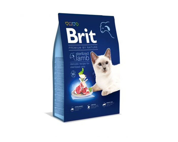 Kép BRIT Dry Premium Sterilized with lamb - 8kg