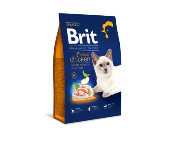 Kép BRIT Dry Premium By Nature Indoor Chicken - dry cat food - 1,5 kg