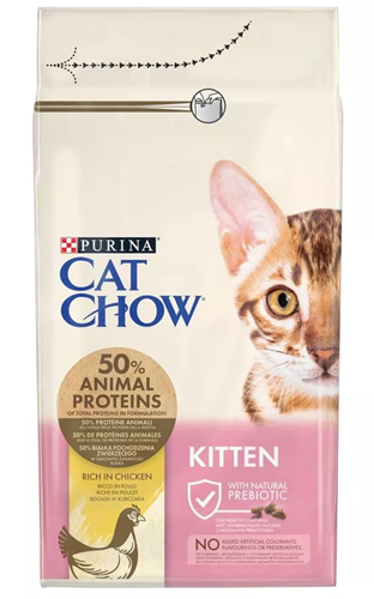 Kép Purina Cat Chow Kitten cats dry food Chicken 1.5 kg