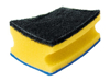 Kép Vileda 139787 sponge Rectangular Fiber Black, Blue, Yellow 3 pc(s)