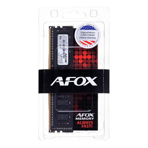 Kép AFOX DDR4 8GB 3200MHZ MICRON CHIP CL22 XMP2 RANK1 Memória modul (AFLD48PH2P)