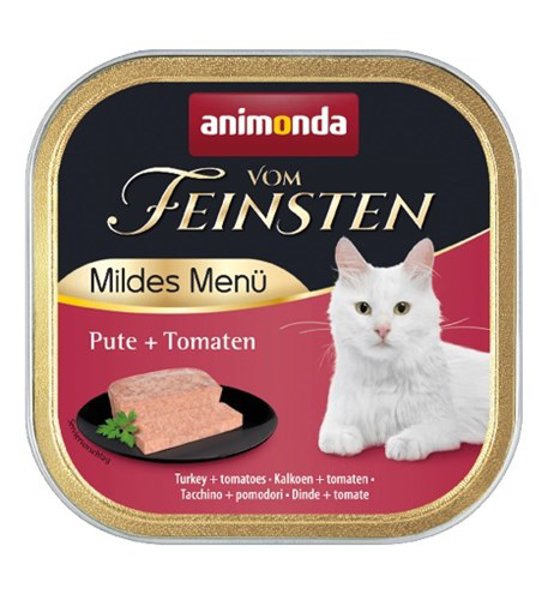Kép ANIMONDA VOM FEINSTEN KASTRIERTE KATZEN wet food for neutered cats Turkey Tomato 100 g