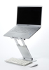 Kép POUT Eyes3 Lift - Aluminium telescopic laptop stand, silver grey (POUT-02701SG)
