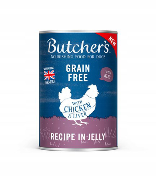 Kép Butcher's Original Recipe in Jelly chunks with chicken in jelly 400g