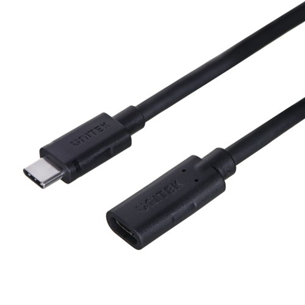 Kép UNITEK EXTENSION CABLE USB-C 10GBPS,4K60HZ,PD,1,5M (C14086BK-1.5M)