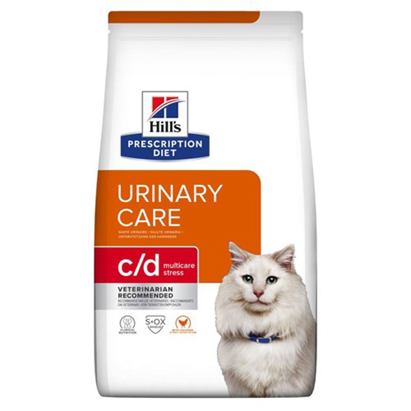 Kép Hills Feline Vet Diet c/d Urinary Care Stress 8 kg