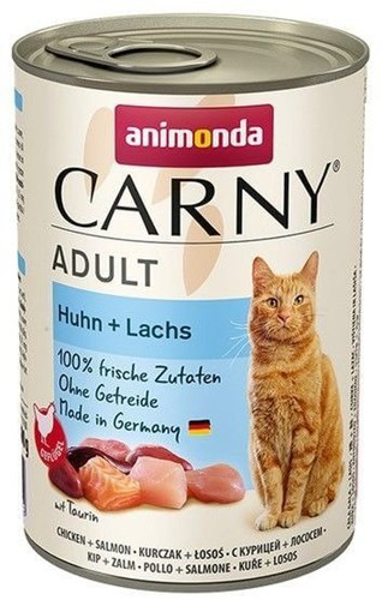 Kép ANIMONDA Cat Carny Adult Chicken with salmon - wet cat food - 400g