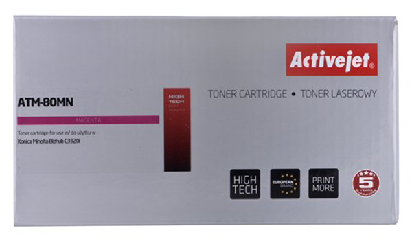 Kép Activejet ATM-80MN toner cartridge for Konica Minolta printers, replacement Konica Minolta TNP80M, Supreme, 9000 pages, purple (ATM-80MN)