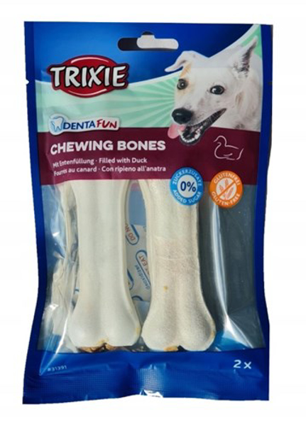 Kép TRIXIE Denta Fun Bone with duck- Dog treat - 70g (TX-31391)