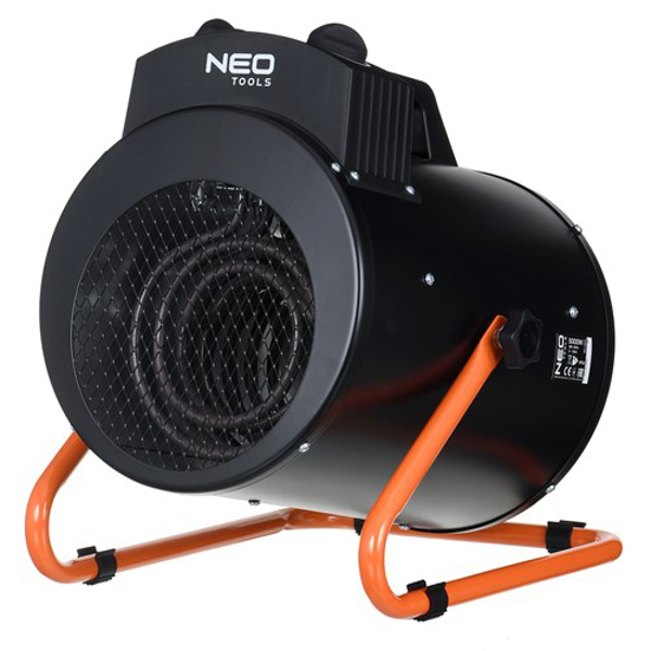 Kép NEO TOOLS 90-069 electric space heater Stainless steel 5000 W IPX4 Black (90-069)