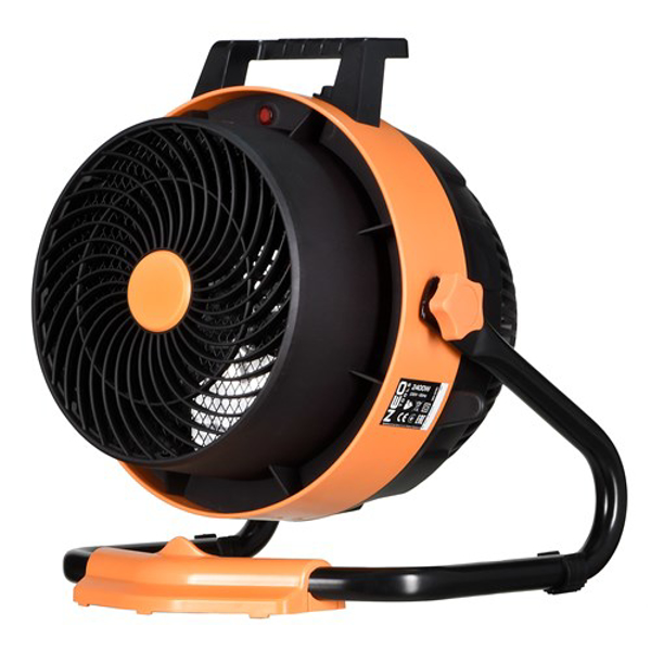 Kép NEO TOOLS 90-070 2in1 electric space heater + Heat Fan 2400 W Black, Orange (90-070)
