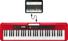 Kép Casio CT-S200 MIDI keyboard 61 keys USB Red, White (MU CT-S200 RD)