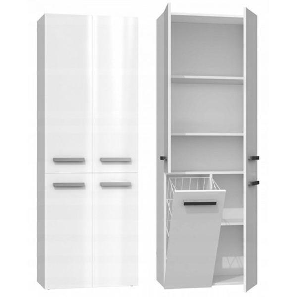 Kép Topeshop NEL 1K DD bathroom storage cabinet White (NEL 1K DD KPL)