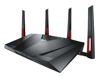 Kép ASUS DSL-AC88U wireless router Gigabit Ethernet Dual-band (2.4 GHz / 5 GHz) Black (DSL-AC88U)