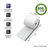 Kép Qoltec 51892 Thermal roll 80 x 80 | 55g/m2 | 10pcs | BPA free (51892)