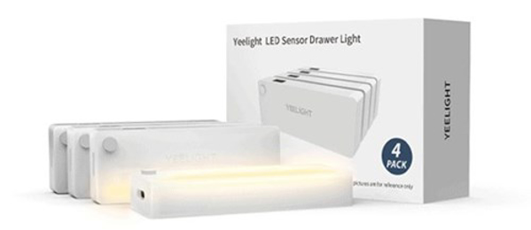 Kép Yeelight YLCTD001-4pc Sensor Drawer Light LED drawer light with motion sensor (4 pieces) (YLCTD001-4pc)