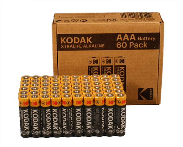 Kép Kodak XTRALIFE alkaline AAA battery (60 pack) (30422643)