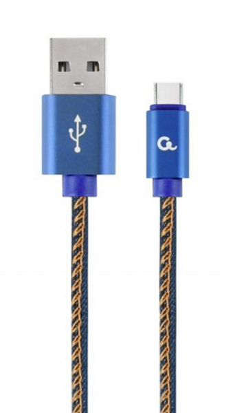 Kép Cablexpert CC-USB2J-AMCM-1M-BL USB cable USB 2.0 USB A USB C Blue (CC-USB2J-AMCM-1M-BL)