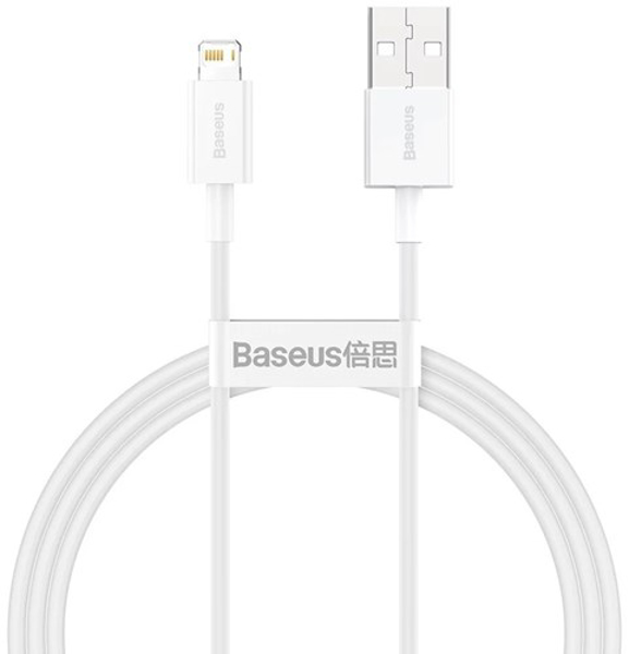 Kép Baseus CALYS-A02 mobile phone cable White 1 m USB A Lightning (CALYS-A02)