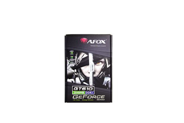Kép AFOX Geforce GT610 Videokártya 1GB DDR3 64Bit DVI HDMI VGA LP Fan AF610-1024D3L7-V5 (AF610-1024D3L7-V5)