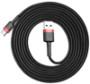 Kép Baseus Cafule USB cable 2 m USB A USB C Black, Red (CATKLF-C91)