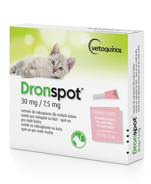 Kép Vetoquinol DRONSPOT for small cats (0,5-2,5kg)