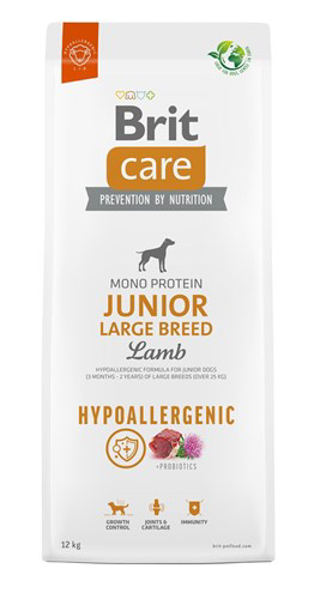 Kép BRIT Care Hypoallergenic Junior Large Breed Lamb - dry dog food - 12 kg (100-172219)
