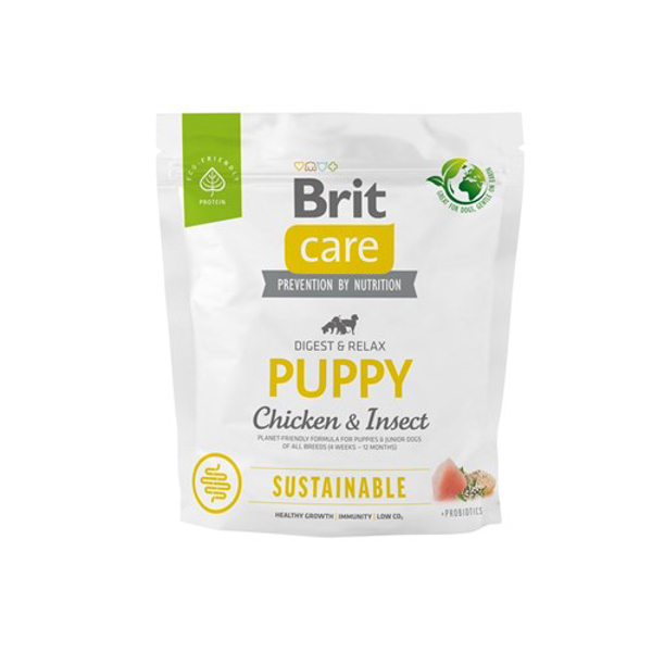 Kép BRIT Care Dog Sustainable Puppy Chicken & Insect - dry dog food - 1 kg (100-172169)