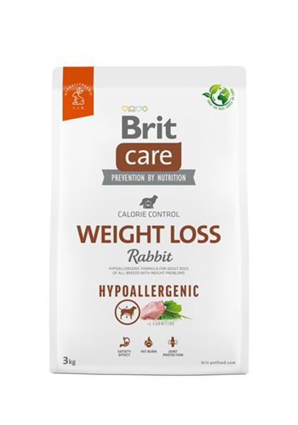 Kép BRIT Care Hypoallergenic Adult Weight Loss Rabbit - dry dog food - 3 kg (100-172224)