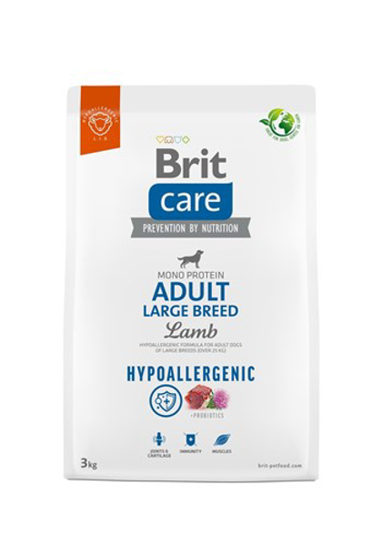 Kép BRIT Care Hypoallergenic Adult Large Breed Lamb - dry dog food - 3 kg (100-172221)