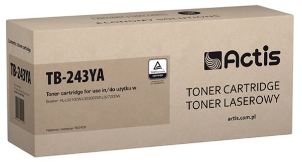 Kép Toner tintapatron ACTIS TB-243YA (replacement Brother TN-243Y Standard 1000 pages yellow)