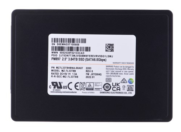 Kép SSD Samsung PM897 3.84TB SATA 2.5'' MZ7L33T8HBNA-00A07 (DWPD 3) (MZ7L33T8HBNA-00A07)
