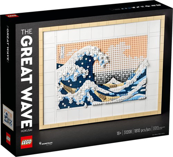 Kép LEGO ART 31208 Hokusai. The great wave in Kanagawa (31208)