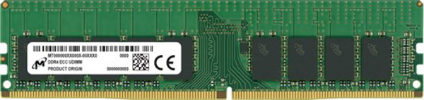 Kép Micron ECC UDIMM DDR4 16GB 1Rx8 3200MHz PC4-25600 MTA9ASF2G72AZ-3G2R Szerver (MTA9ASF2G72AZ-3G2R)