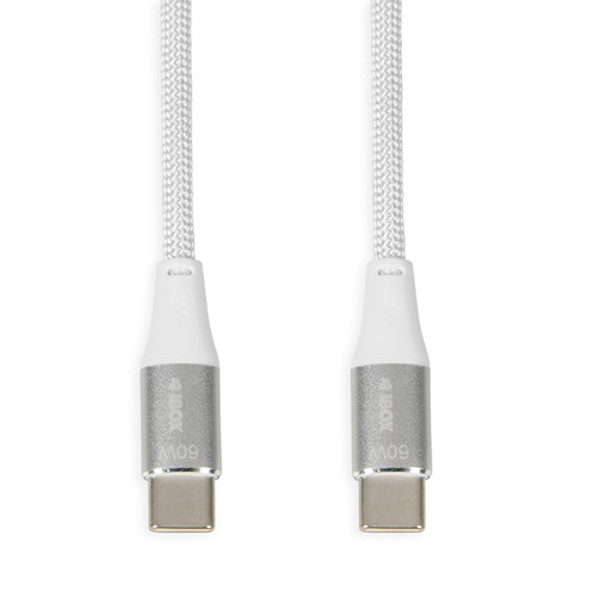 Kép iBOX IKUTC USB-C cable 60W 1m White (IKUTC1W)