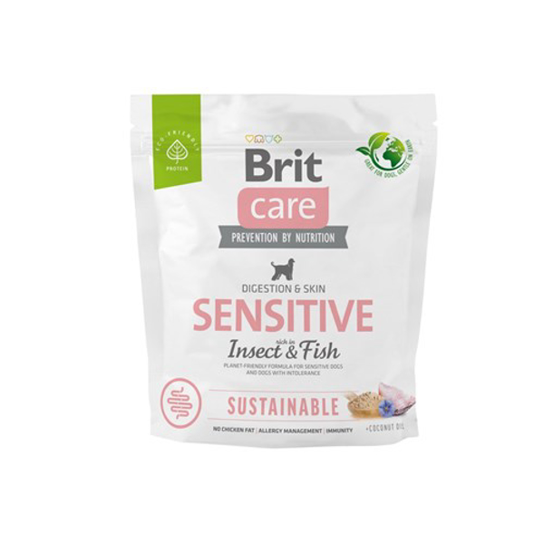 Kép BRIT Care Dog Sustainable Sensitive Insect & Fish - dry dog food - 1 kg (100-172187)