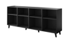 Kép ETNA chest of drawers 200x42x82 black matt (ETNA KOM200 CZ)