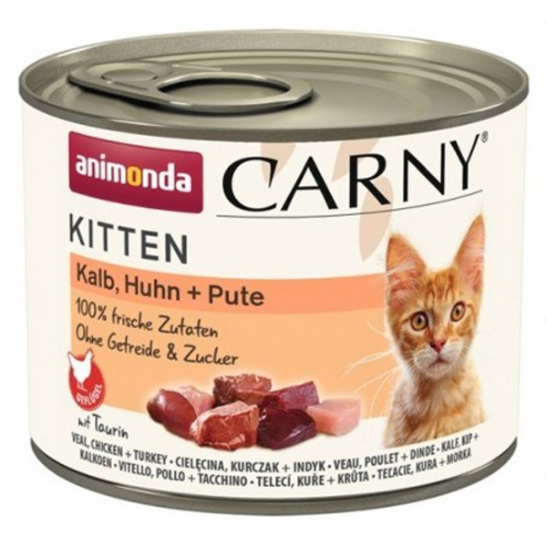 Kép ANIMONDA Carny Kitten Veal Chicken Turkey - wet cat food - 200g