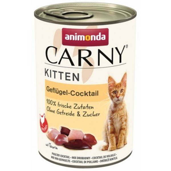 Kép ANIMONDA Cat Carny Kitten Cocktail with poultry - wet cat food- 400g