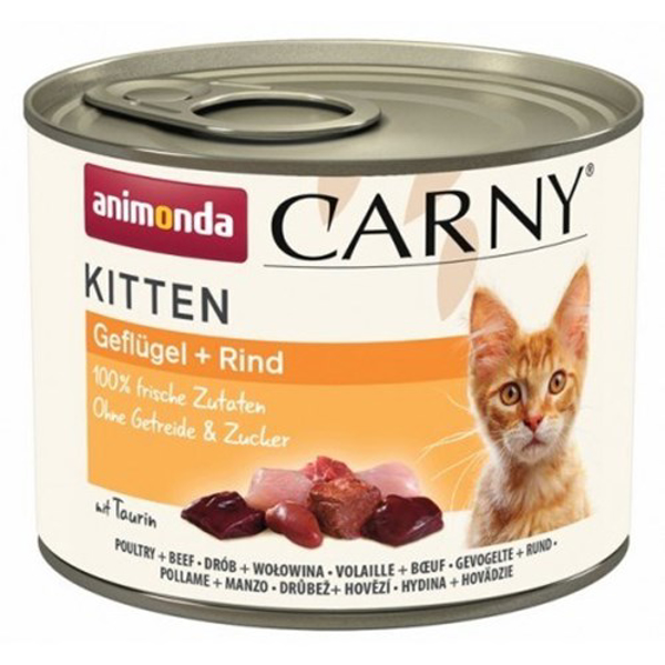 Kép ANIMONDA Carny Kitten Poultry Beef - wet cat food - 200g