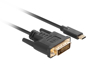 Kép Lanberg CA-CMDV-10CU-0018-BK video cable adapter 1.8 m USB Type-C DVI-D Black (CA-CMDV-10CU-0018-BK)