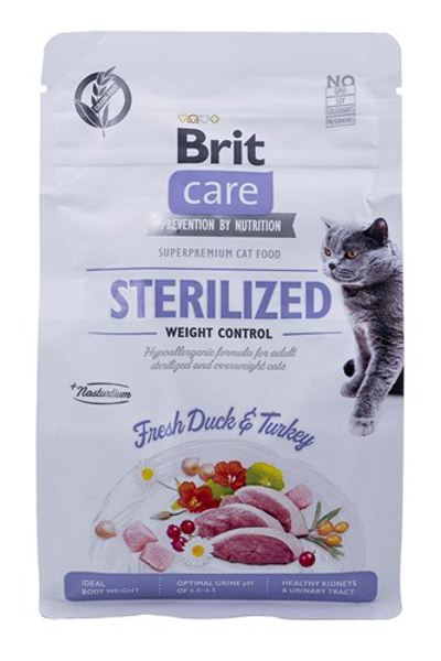 Kép BRIT Care Grain-Free Sterilized Weight Control - dry cat food - 400 g