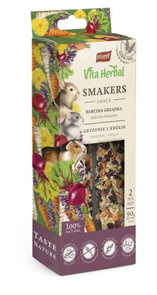 Kép VITA HERBAL Smakers Grandmother's Bed - treat for rodents and rabbit - 2 pcs. (ZVP-4340)