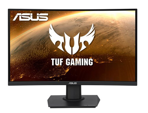 Kép ASUS TUF Gaming VG24VQE 59.9 cm (23.6'') 1920 x 1080 pixels Full HD LED Black (VG24VQE)