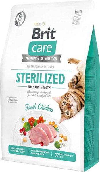 Kép BRIT Care Grain-Free Sterilized Urinary - dry cat food - 2 kg