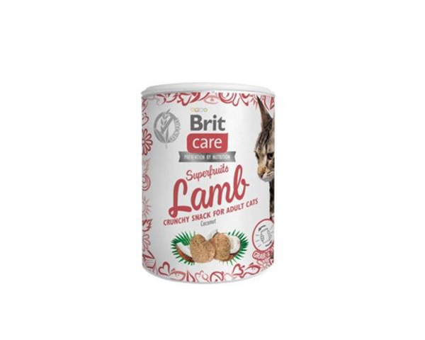 Kép BRIT Care Cat Snack Superfruits Lamb - cat treat - 100 g