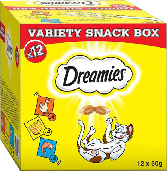 Kép DREAMIES Variety Snack Box - cat treats - 12x60 g