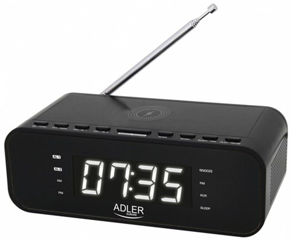 Kép ADLER AD 1192b radio alarm clock black (AD 1192b)