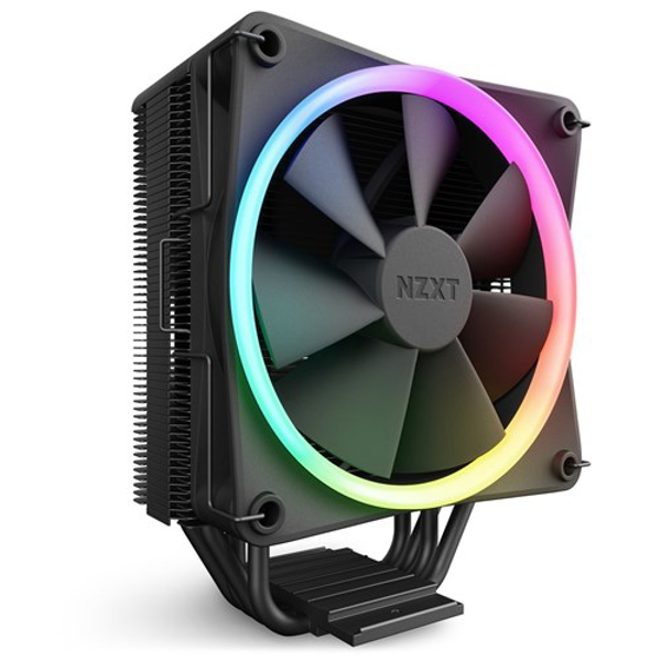 Kép NZXT T120 RGB Processor Air cooler 12 cm Black 1 pc(s) (RC-TR120-B1)